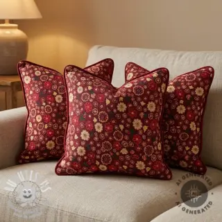 Tissu déco GOBELIN premium Little bloom art craft