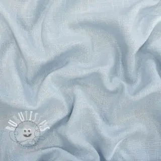 Viscose lin WASHED light blue