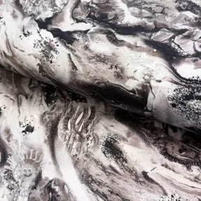 Jersey Marble anthracite digital print
