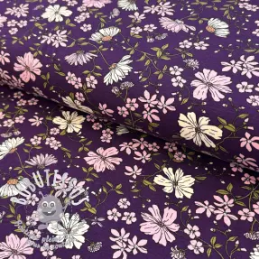 Jersey Flowers purple