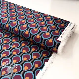 Viscose ROSELLA STRETCH Abstract black