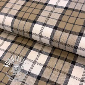 Scottish RECYCLED Checks ecru