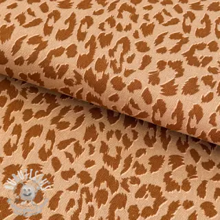 Lin avec viscose WASHED Animal skin sand