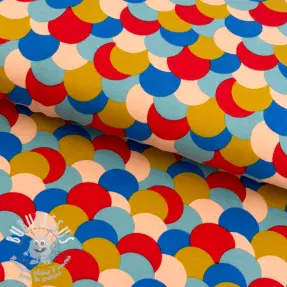 Sweat Colourful dots light blue