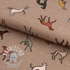 Jersey Dogs melange taupe