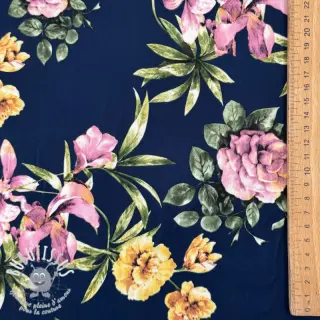 Tissus pour femmes SOFT SKIN navy