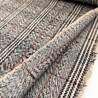 Tissu de manteau Checks ecru
