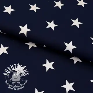 Tissu coton Stars navy