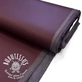 Simili cuir LEATHER burgundy