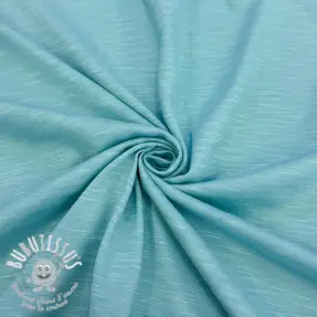 Jersey MODAL SLUB cyan