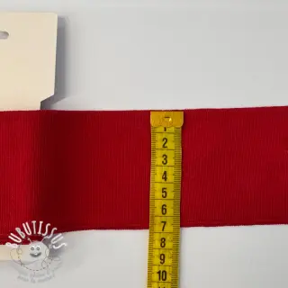 Bord-côte CUFF 7 cm dark red