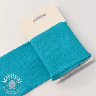 Bord-côte CUFF 7 cm turquoise