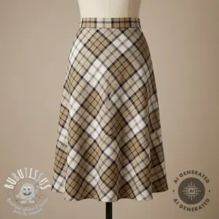 Scottish RECYCLED Checks ecru