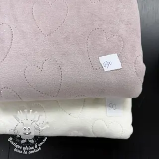Paquet de Tissu velours jersey TEDDY 022