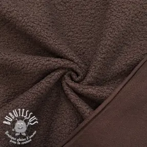 Fleece TEDDY DOUBLE SIDED brown