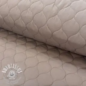 Tissu matelassé Round taupe