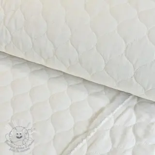 Tissu matelassé Round ecru