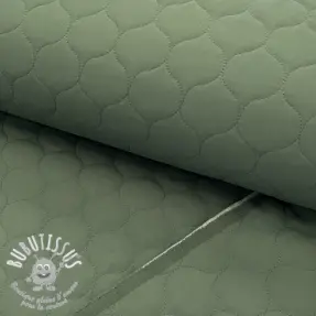 Tissu matelassé Round sage