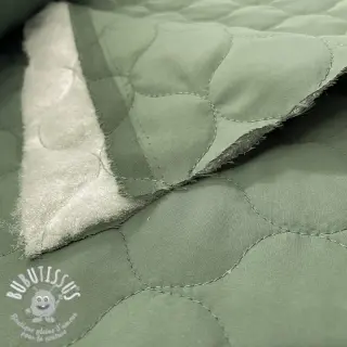Tissu matelassé Round sage