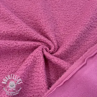 Fleece TEDDY DOUBLE SIDED pink