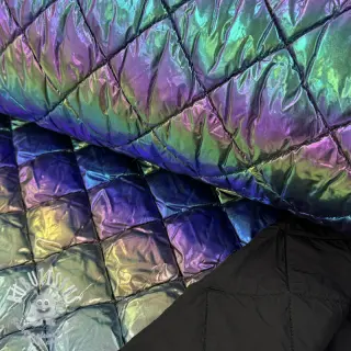 Tissu matelassé FOIL Rainbow multi