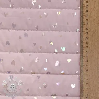 Tissu matelassé FOIL Hearts