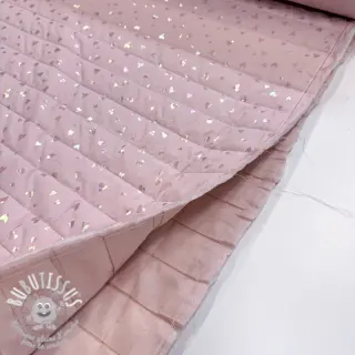 Tissu matelassé FOIL Hearts
