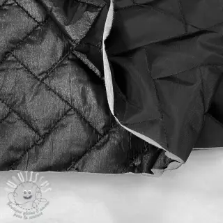 Tissu matelassé Stepped foil black