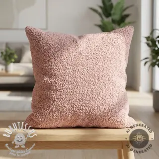 Tissu de manteau TEDDY powder