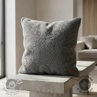 Tissu de manteau TEDDY grey