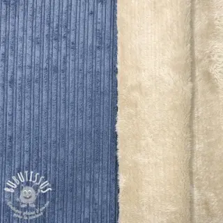 Tissu velours cotelé Cofur fleece jeans