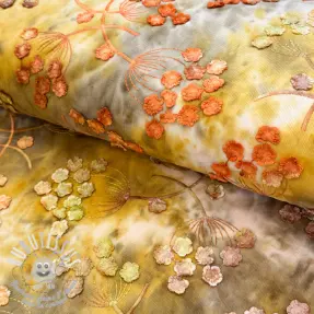Tissu velours cotelé fin TIE DYE 21W Dandy design D