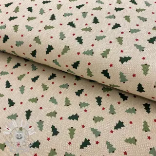 Tissu déco Linenlook Xmas tree