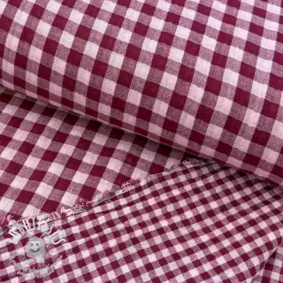 Tissu double gaze/mousseline YARN DYED Stripes and checks design F