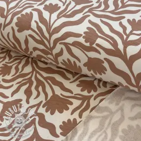 Sweat envers minkee Flowers caramel SIMPLY NATURAL