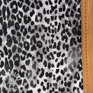 Sweat envers minkee Animal skin grey digital print