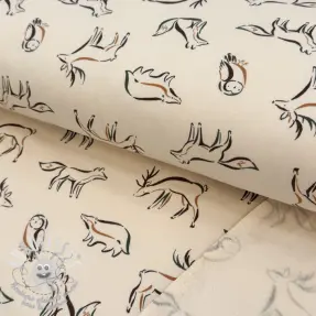 Sweat envers minkee SOFT Forest animals SIMPLY NATURAL