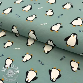 Jersey Penguins sage digital print