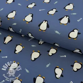 Jersey Penguins blue digital print