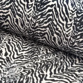 Fleece Animal skin black