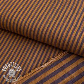 Tissu double gaze/mousseline YARN DYED Stripes and checks design C