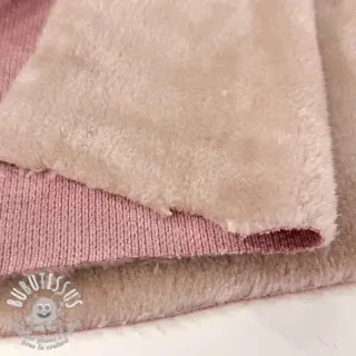 Tissu velours cotelé STRUCTURE pink