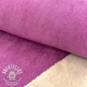 Tissu velours cotelé STRUCTURE fuchsia