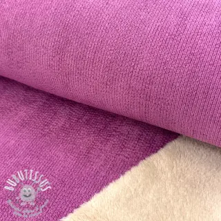 Tissu velours cotelé STRUCTURE fuchsia
