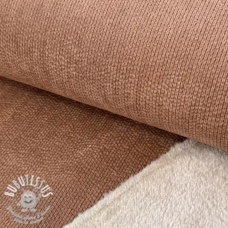 Tissu velours cotelé STRUCTURE brown