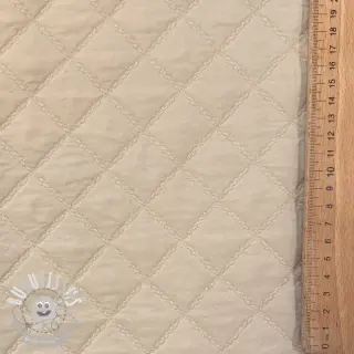 Tissu matelassé JACKIE natural