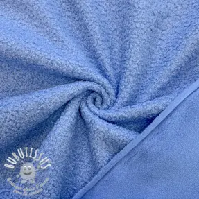 Fleece TEDDY DOUBLE SIDED light blue