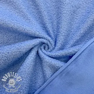 Fleece TEDDY DOUBLE SIDED light blue