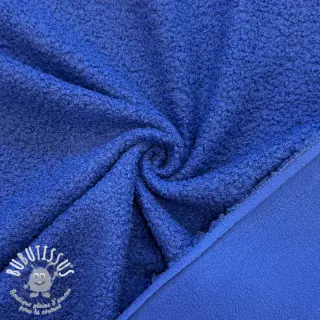 Fleece TEDDY DOUBLE SIDED cobalt