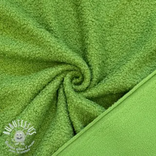 Fleece TEDDY DOUBLE SIDED green